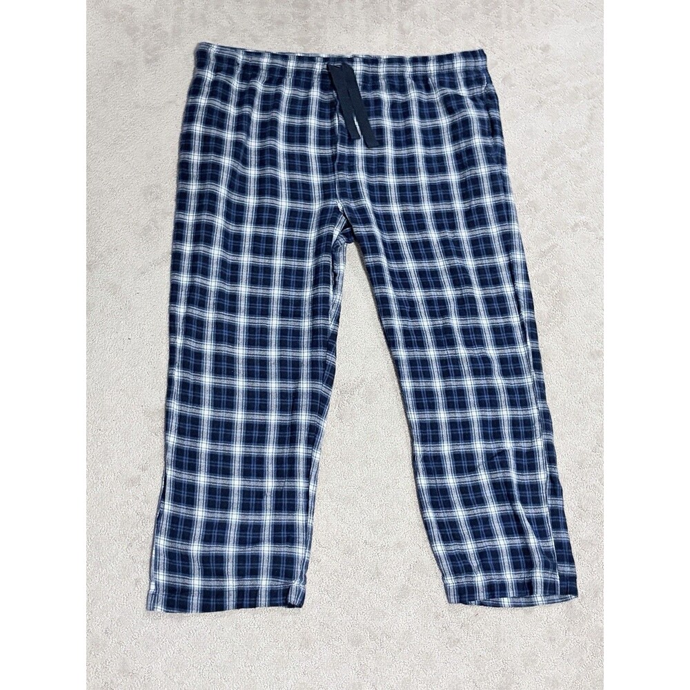 Fruit of the Loom Blue Plaid Pajamas